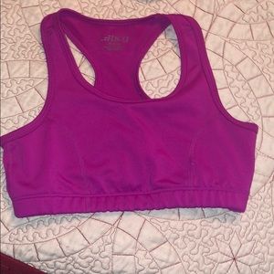 purple sports bra